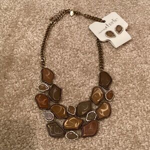 Charming Charlie Earthy Tones Necklace